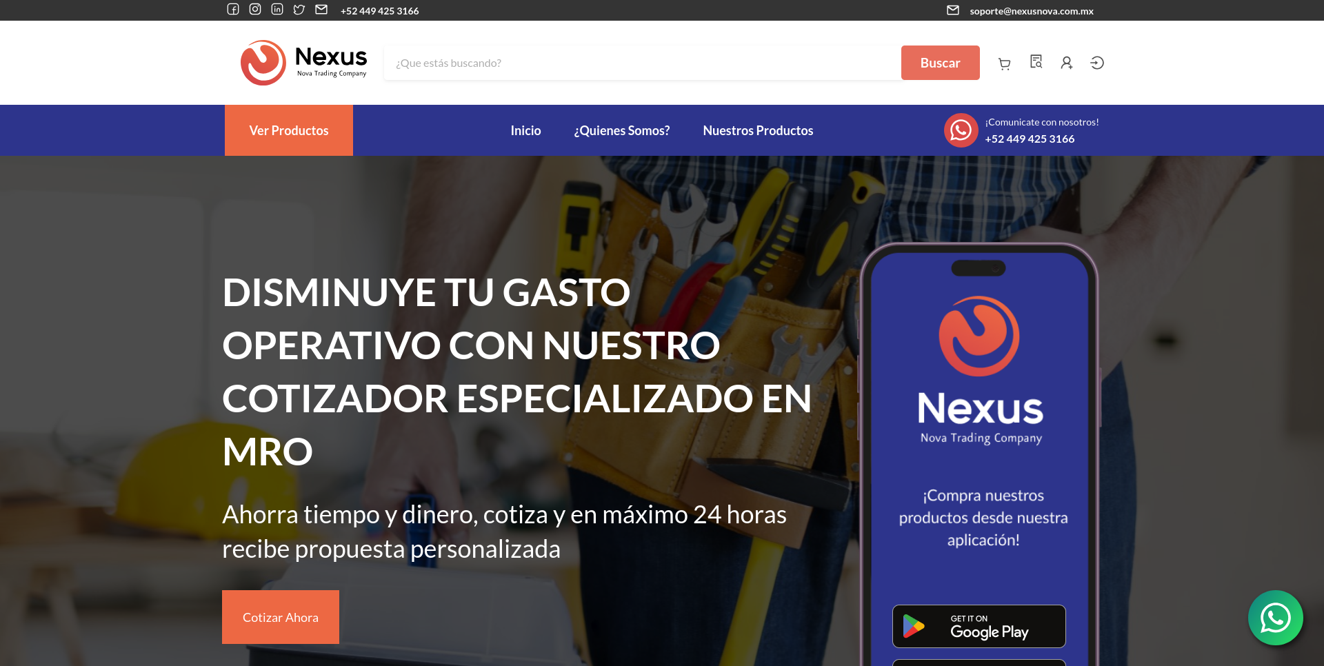 Screenshot of Nexus Project
