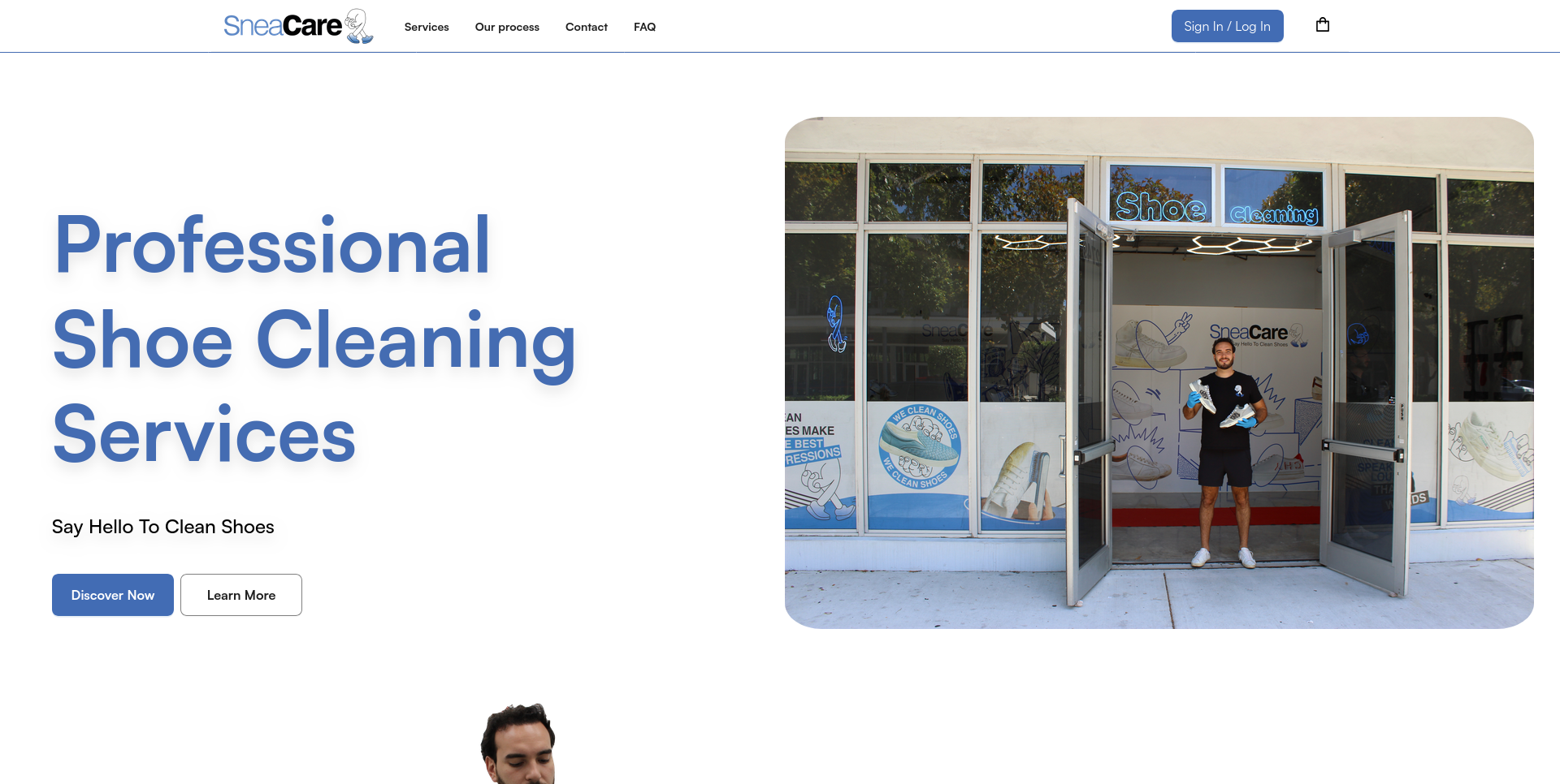 Screenshot of Sneacare Miami Project